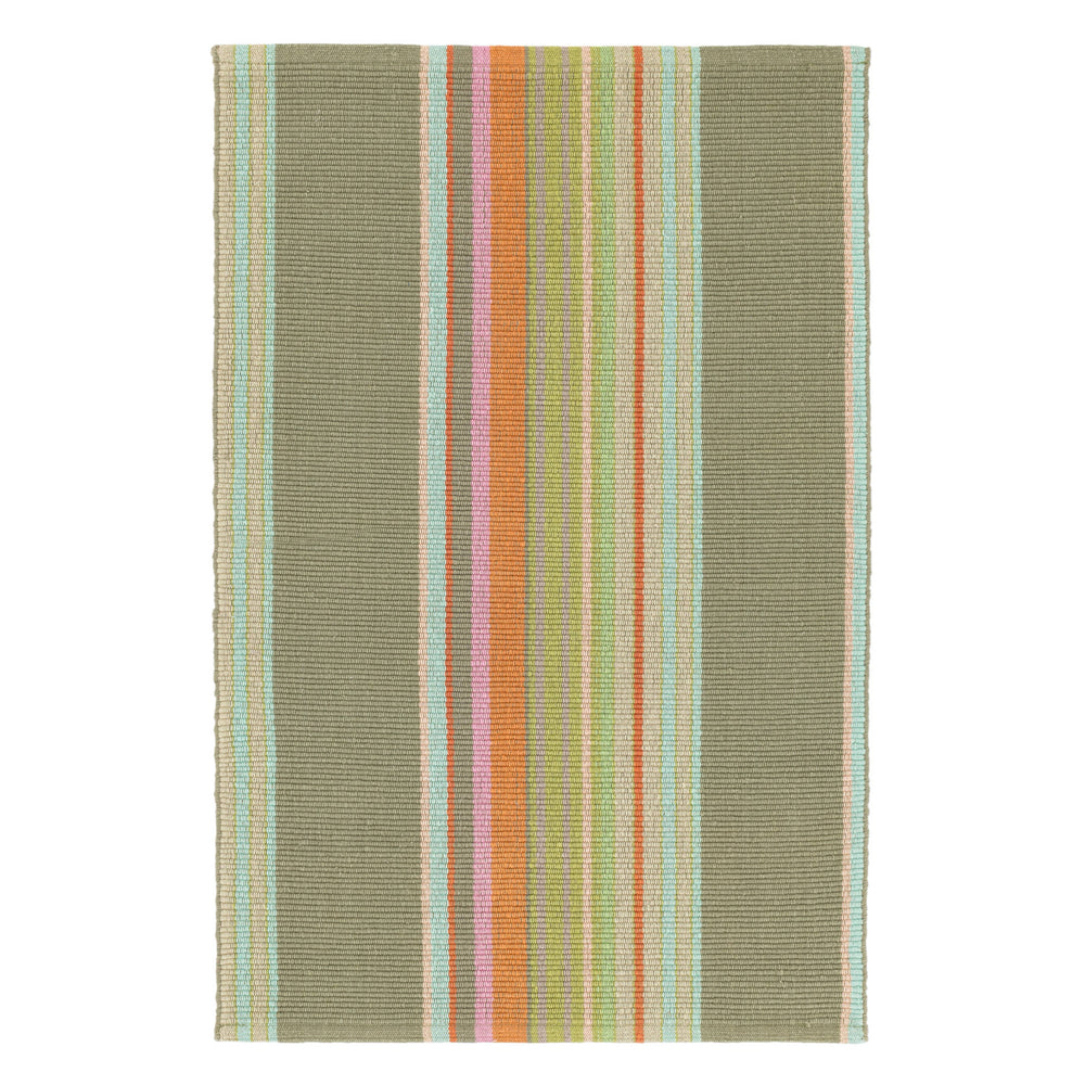 Stone Soup Handwoven Cotton Rug | Multi