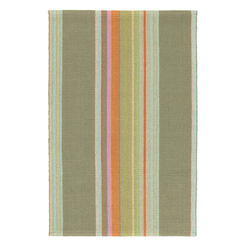 Stone Soup Handwoven Cotton Rug | Multi
