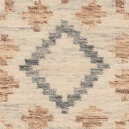 Jelly Roll Handwoven Wool Rug Swatch | Sky