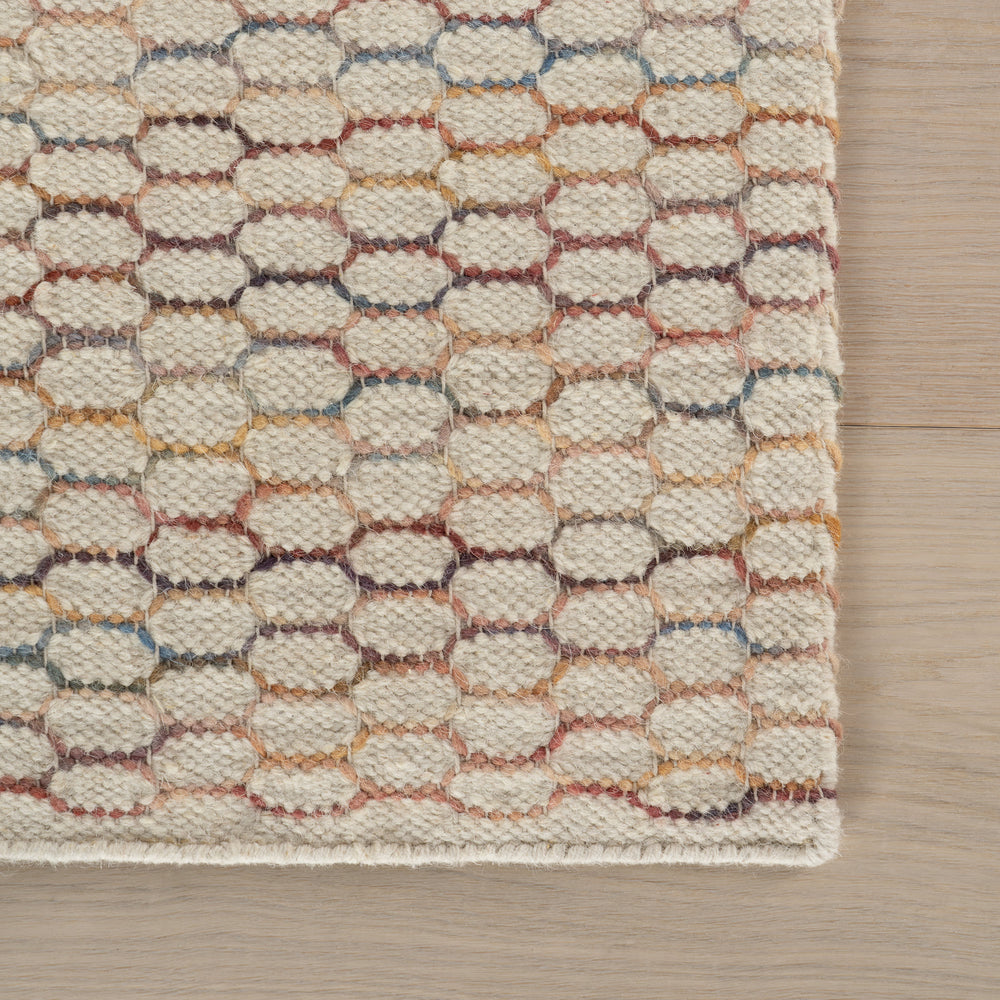 Kaelani Textured Geometric Indoor Rug | Multicolor