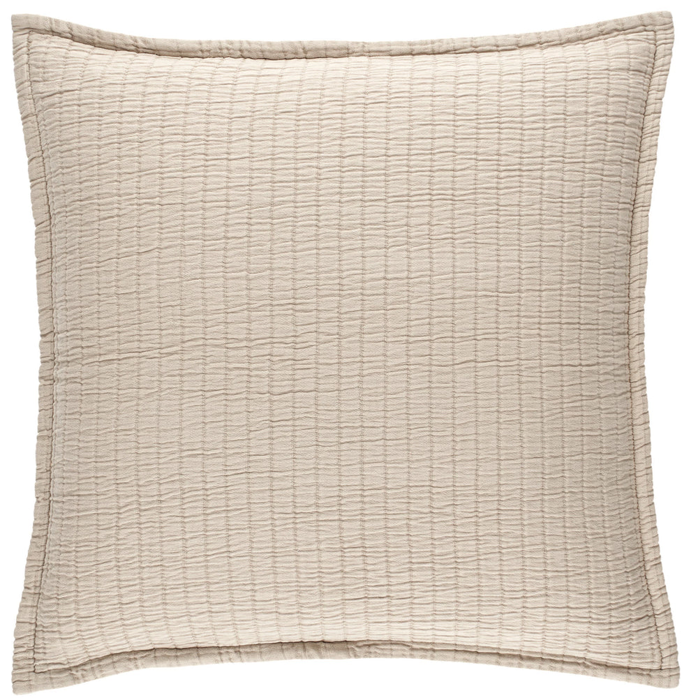 Boyfriend Matelasse Sham | Sand