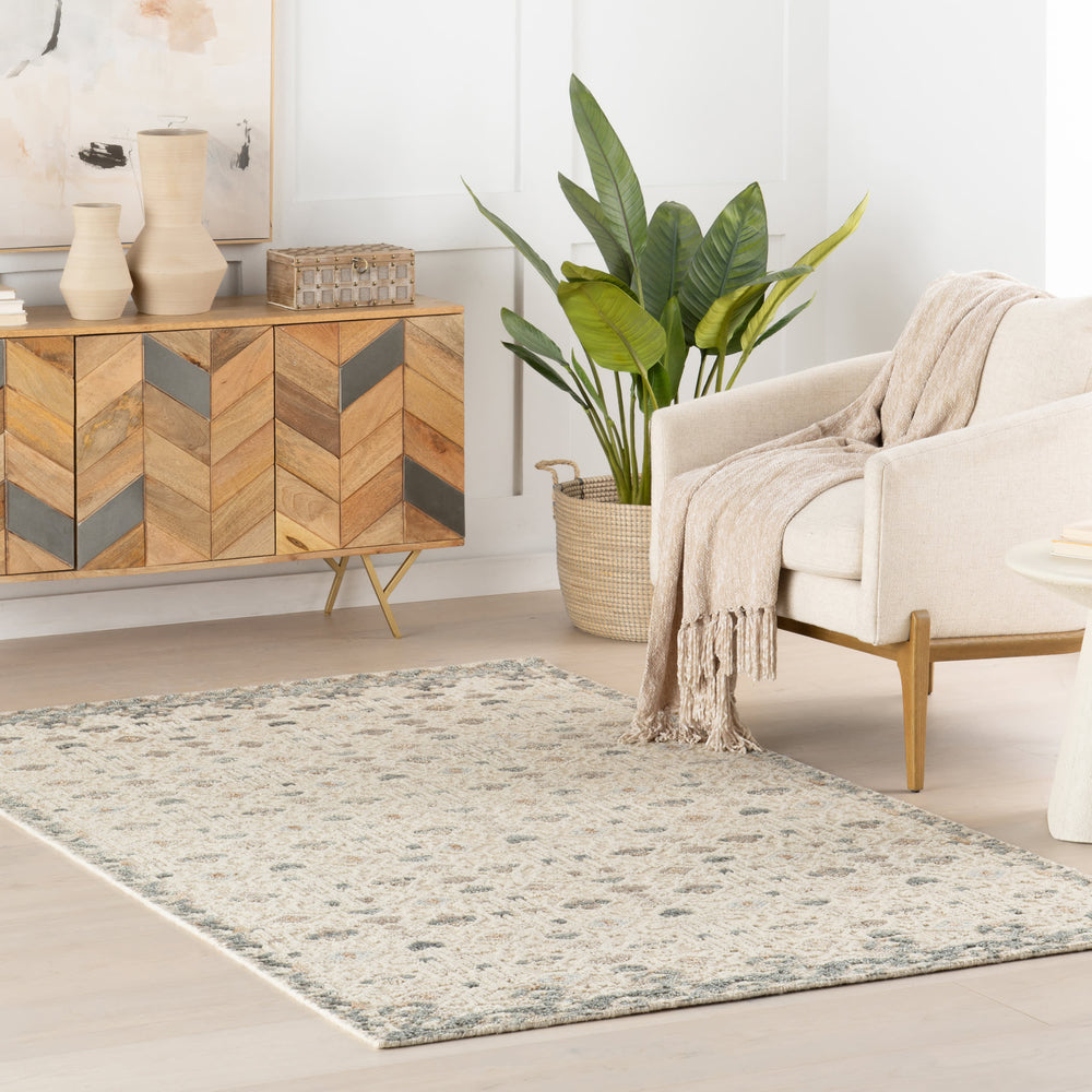 Emory Hand Knotted Wool Rug | Ivory