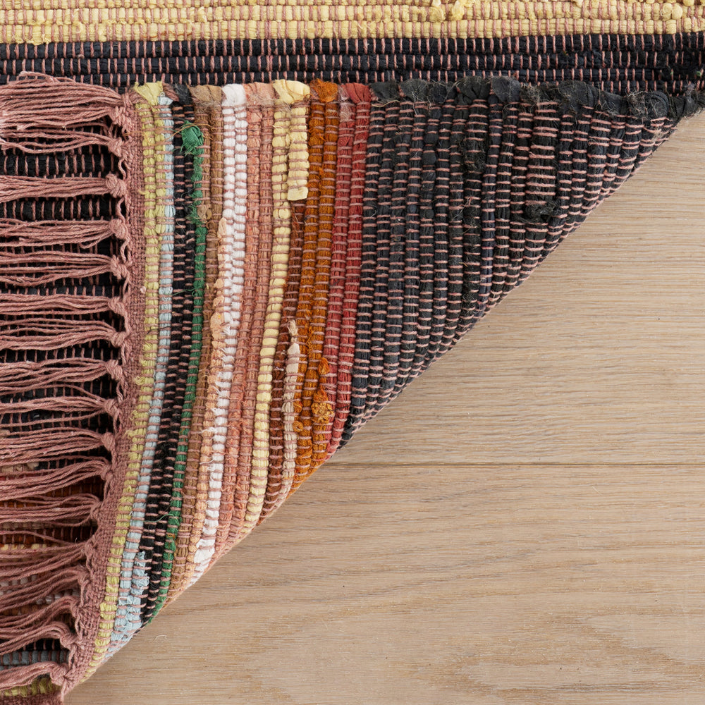Solmira Southwestern Handmade Cotton Rug | Multicolor