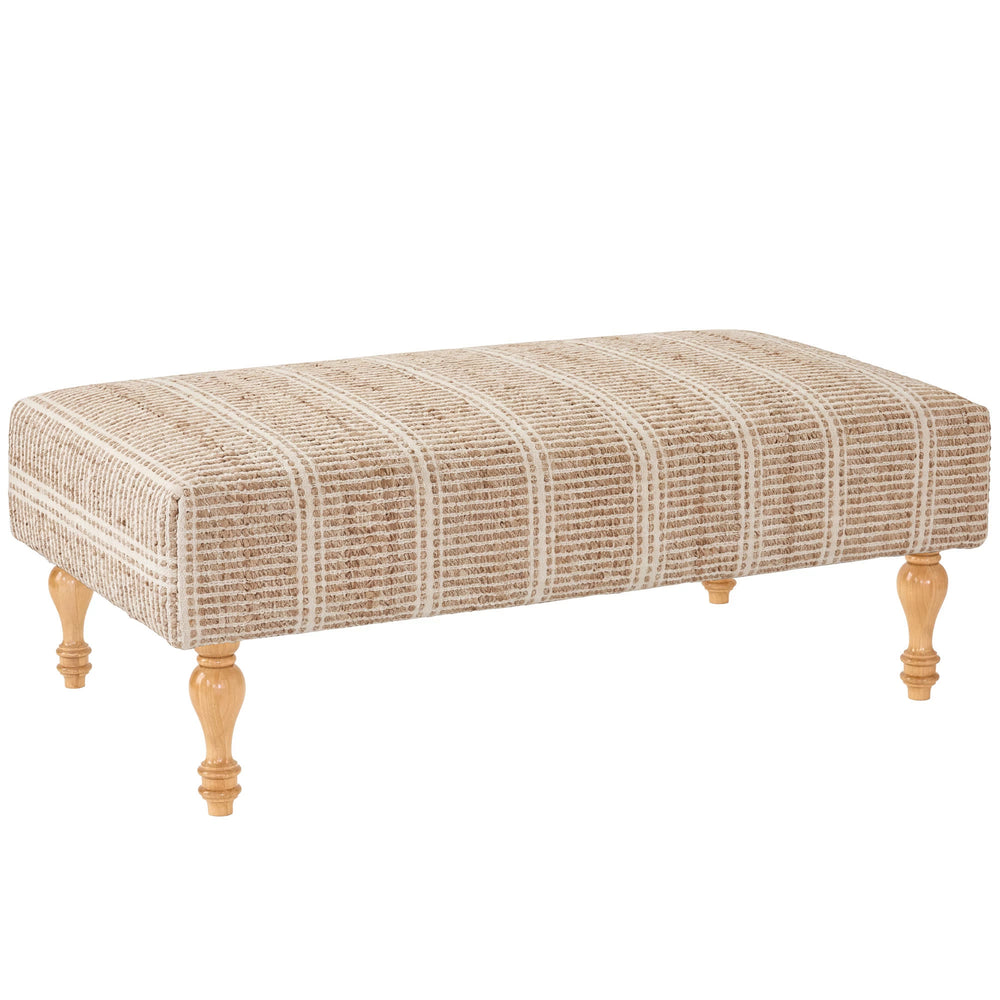Arbor Rug Ottoman | Ivory