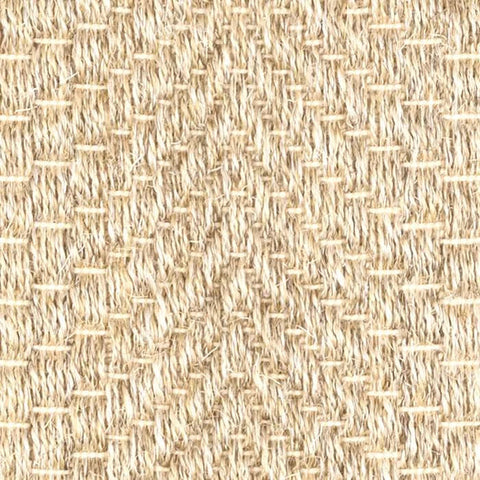 Wave Woven Sisal Rug Swatch | Sand