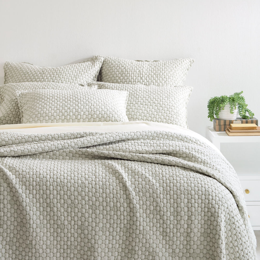 Lodi Matelasse Coverlet | Sage