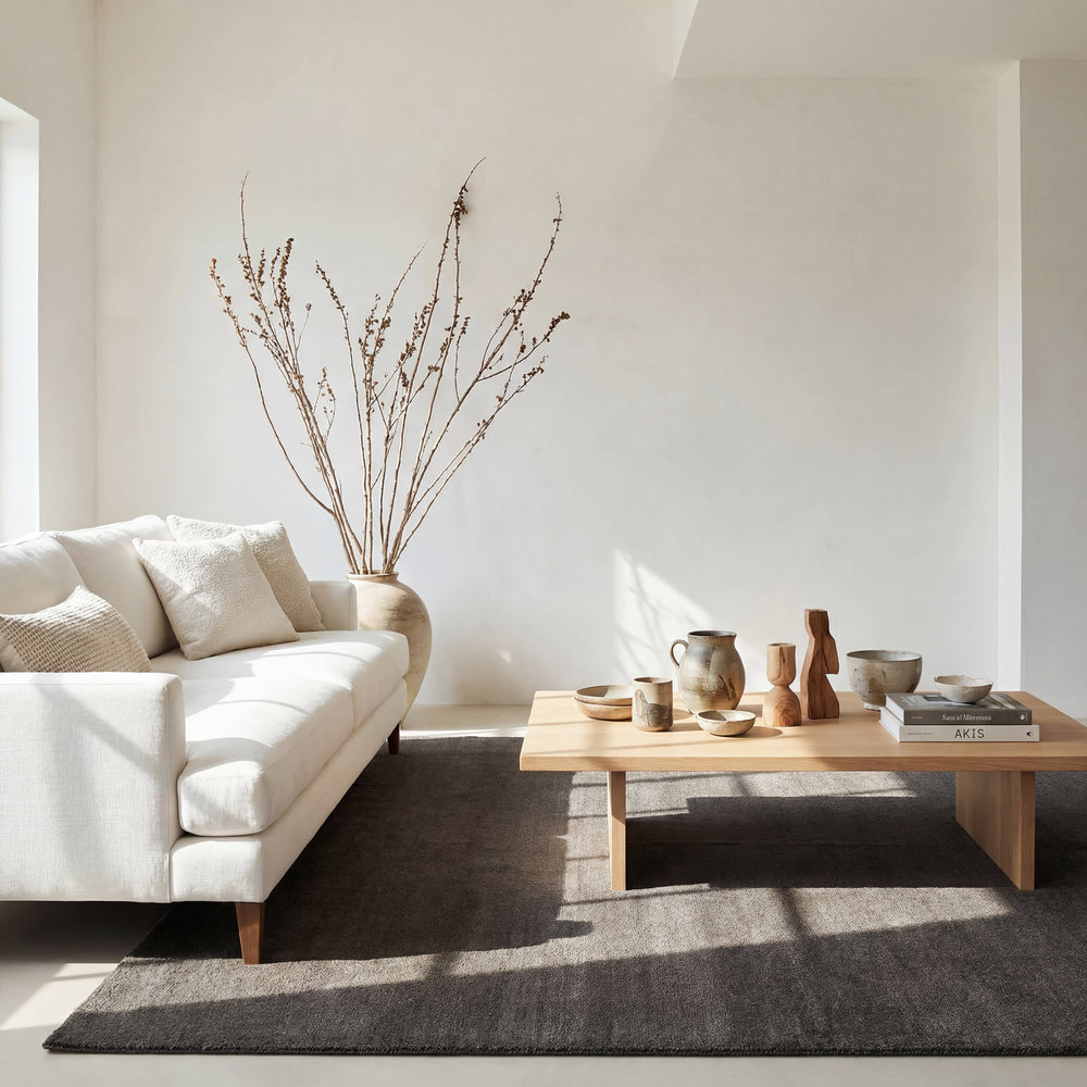 Gania Modern Grey Rug | Grey