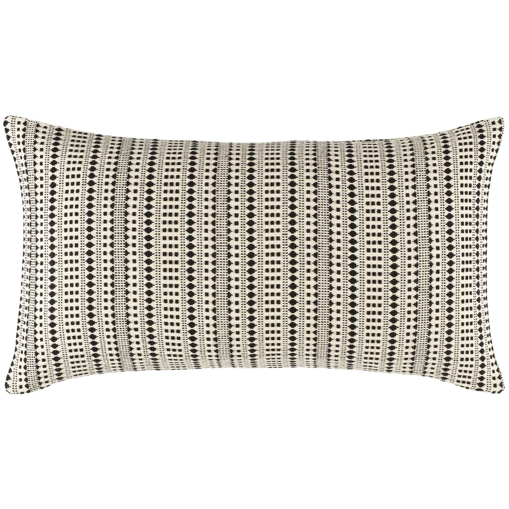 Fira Jacquard Coverlet Sham | Black