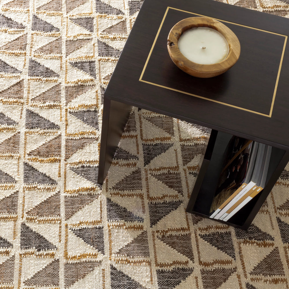Loki Handwoven Jute Rug | Brown