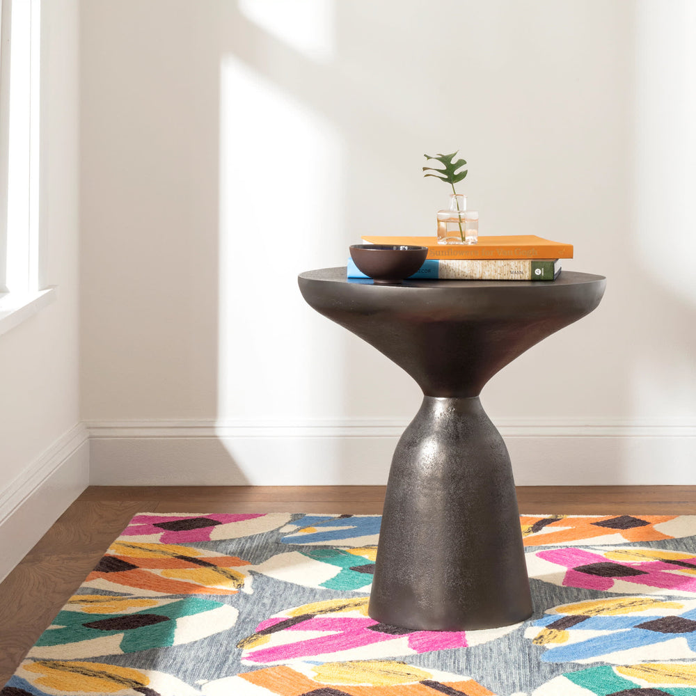Lily Pad Hand Micro Hooked Wool Rug | Autumn