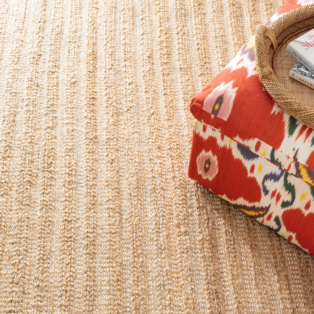 Simba Handwoven Jute Rug | Ivory