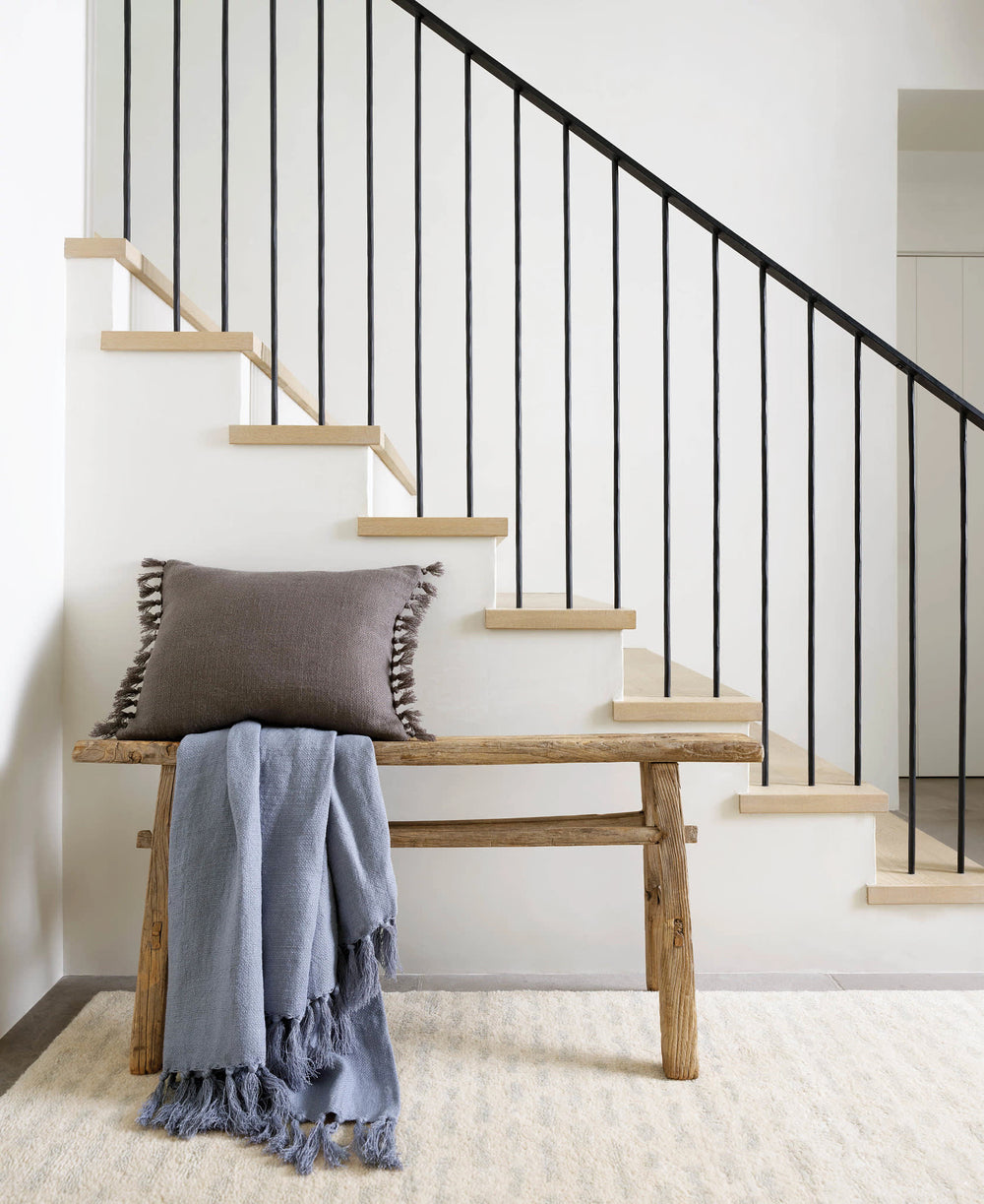 Shepherd Hand Knotted Wool Rug | Plaster