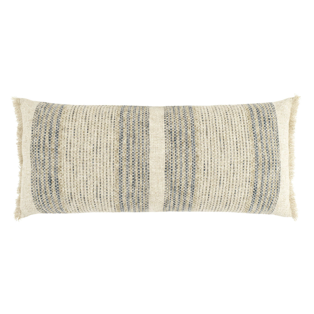 Cielo Stripe Decorative Pillow Cover | Blue