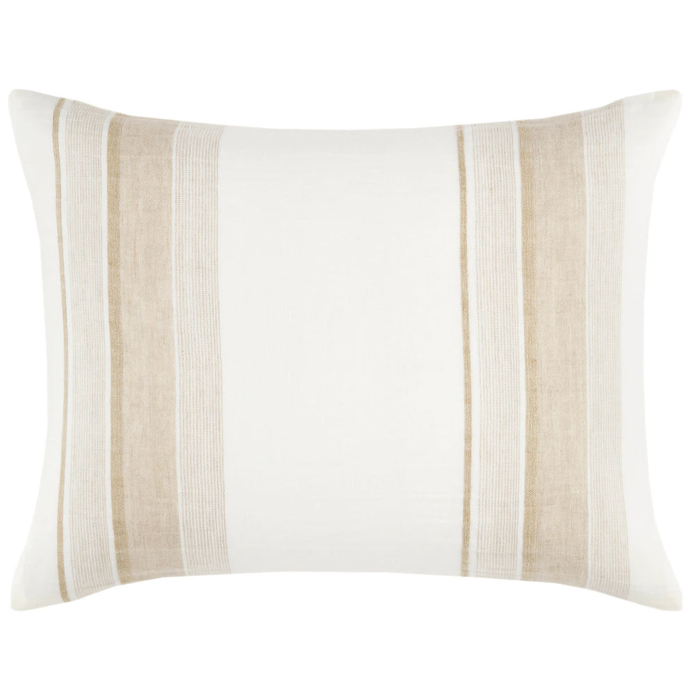 Napa Stripe Linen Sham | Natural