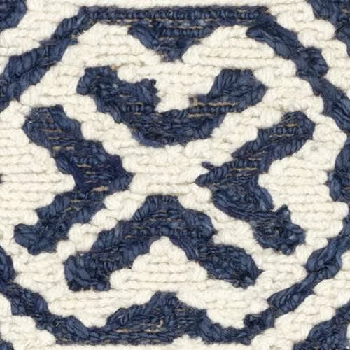 Magnolia Handwoven Jute Rug Swatch | Blue