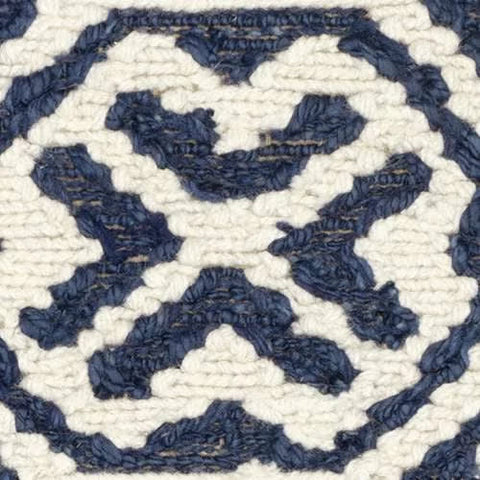 Magnolia Handwoven Jute Rug Swatch | Blue