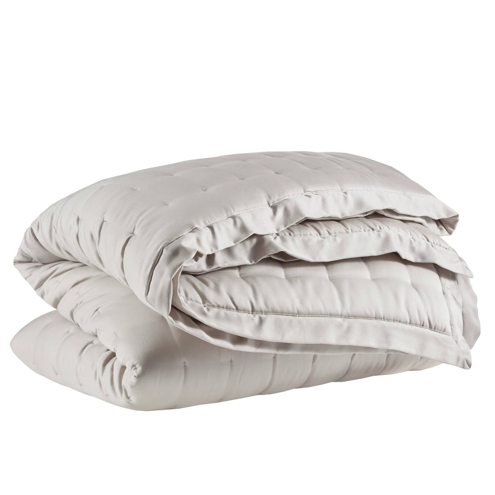 Silken Solid Puff | Grey