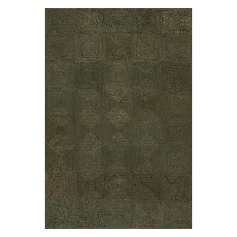 Laux Textured Handmade Jute Rug | Green