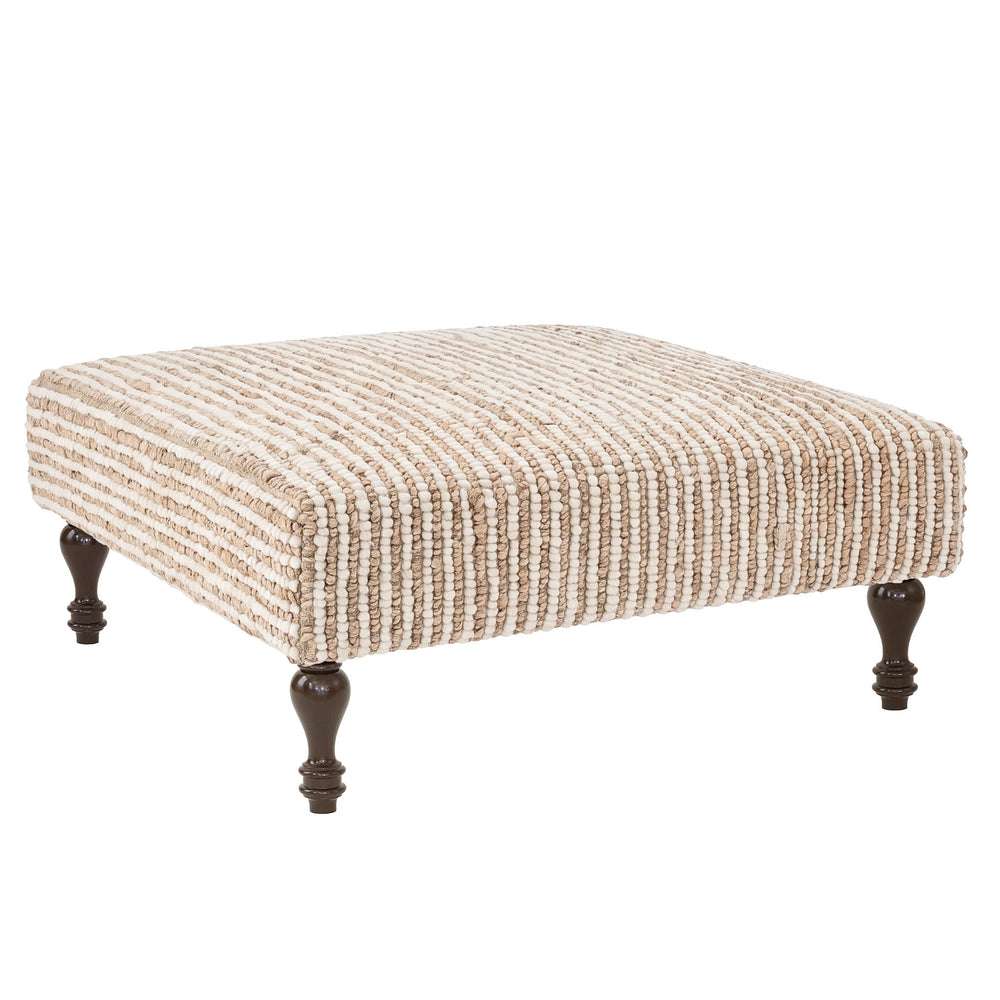 Twiggy Rug Ottoman | Natural