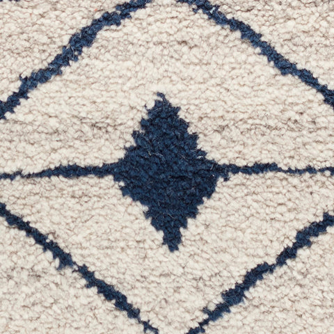 Kenitra Hand Knotted Wool Rug Swatch | Indigo
