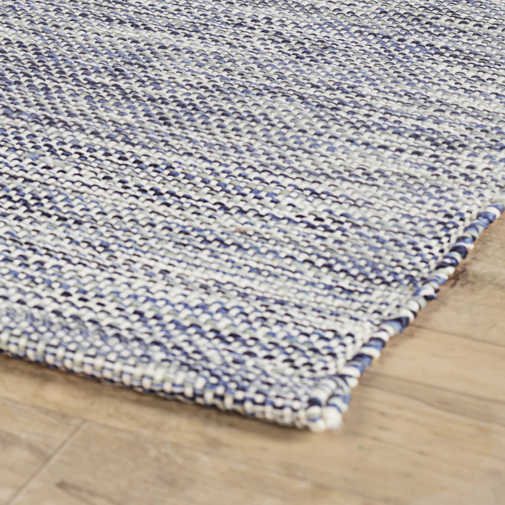 Solid Handwoven Handwoven Indoor/Outdoor Rug | Blue
