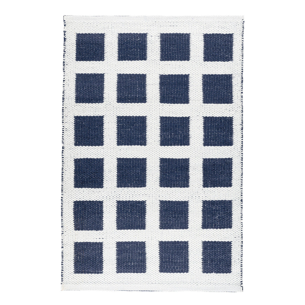 Titto Handwoven Indoor/Outdoor Rug | Navy