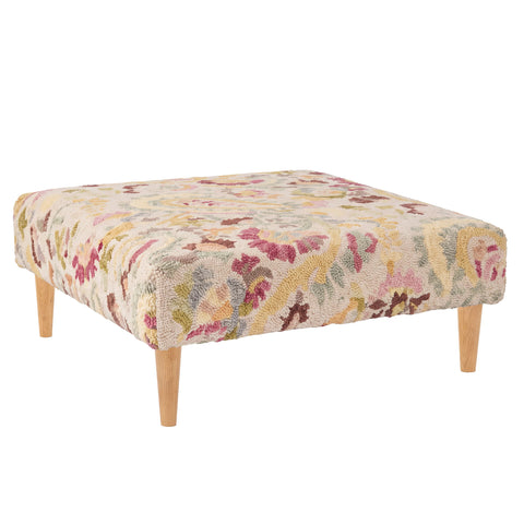 Ines Rug Ottoman | Multi