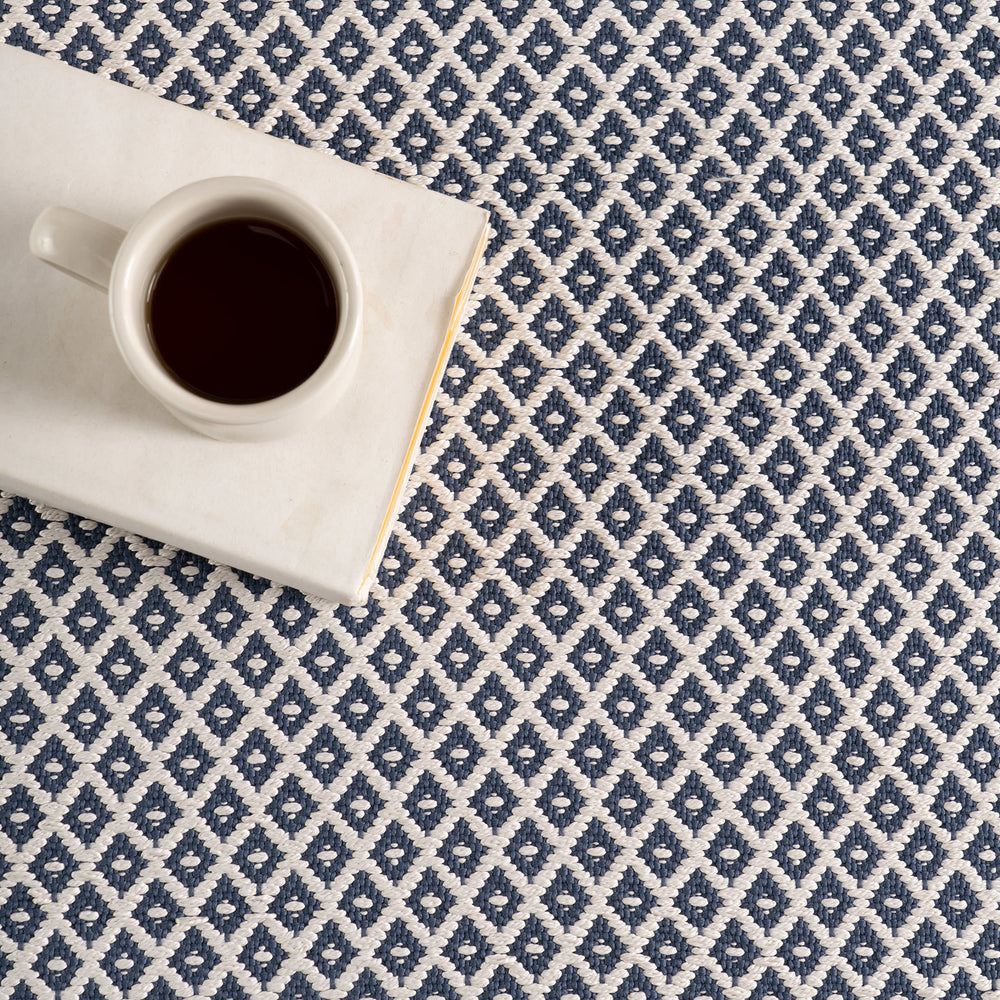 Riviera Handwoven Indoor/Outdoor Rug | Navy