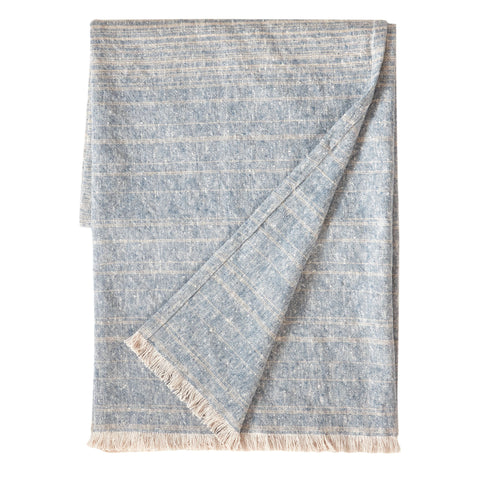 Oliver Ombre Throw | Denim