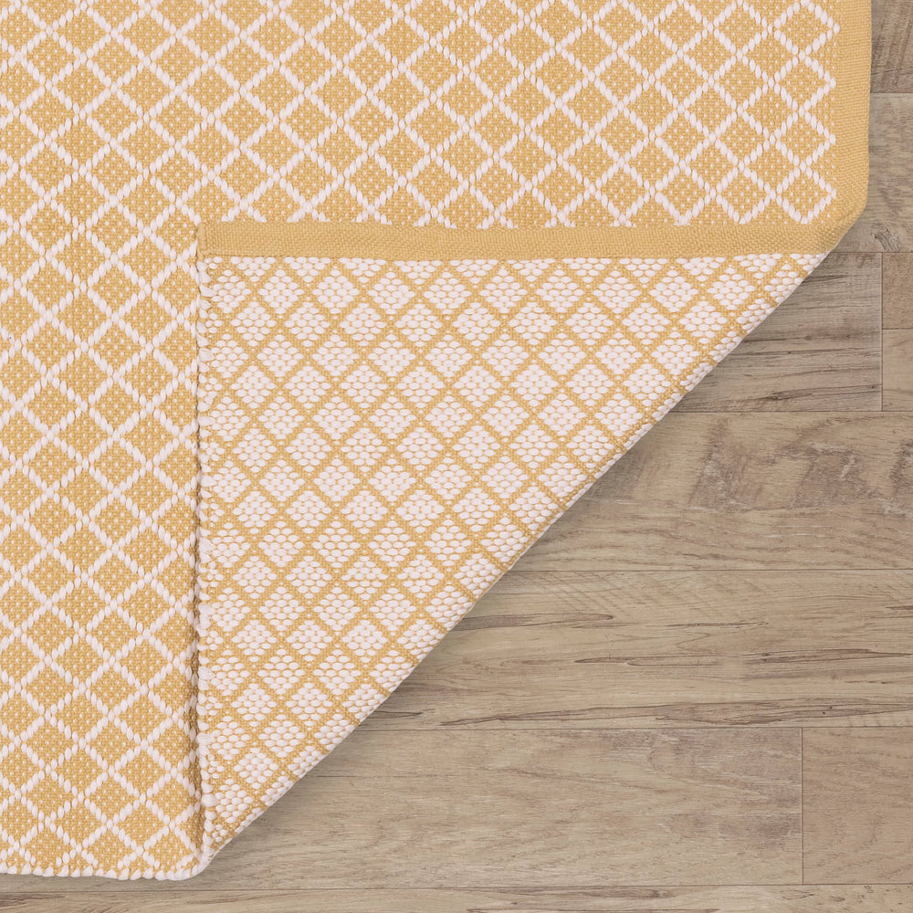 Trellis Handwoven Indoor/Outdoor Rug | Gold