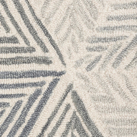 Karari Hand Hooked Wool Rug Swatch | Blue