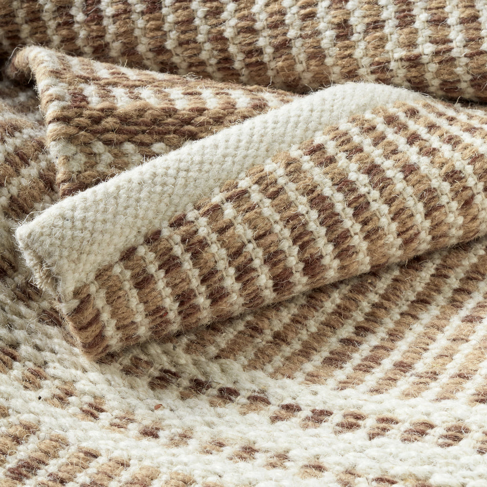 Malta Handwoven Wool Rug | Natural