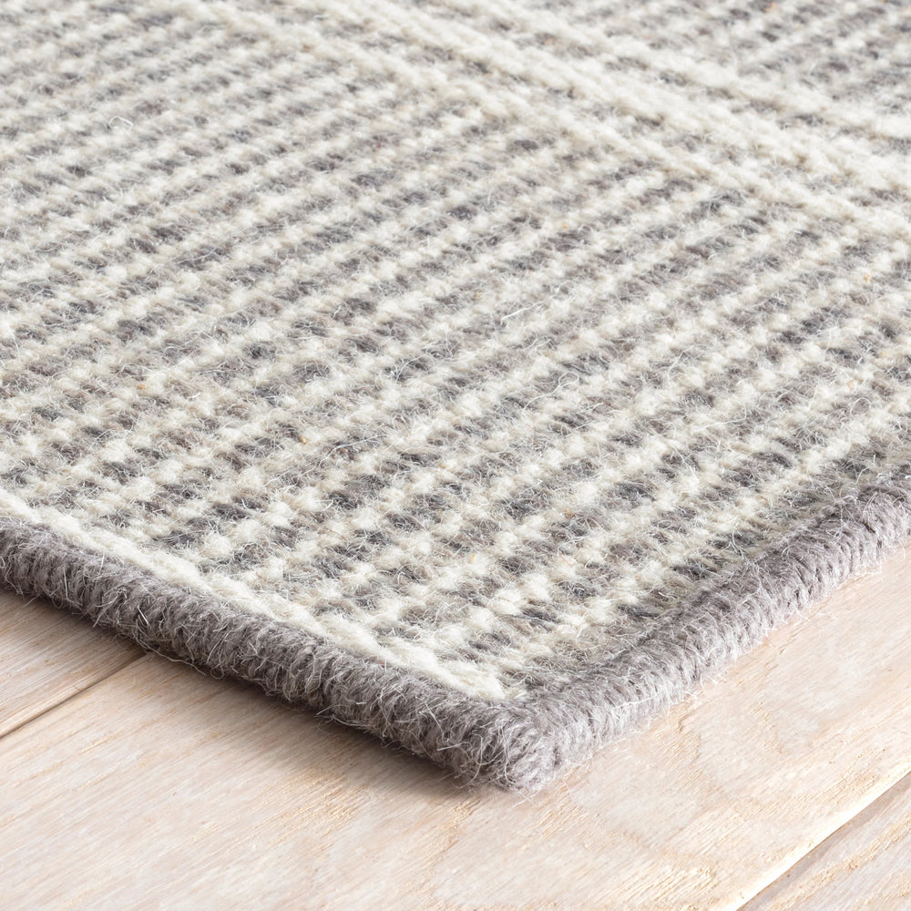 Malta Handwoven Wool Custom Rug | Grey