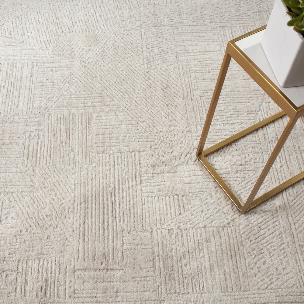 Adrian Handwoven Wool Rug | Beige