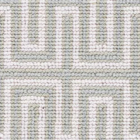 Maze Woven Wool Custom Rug Swatch | Ivory