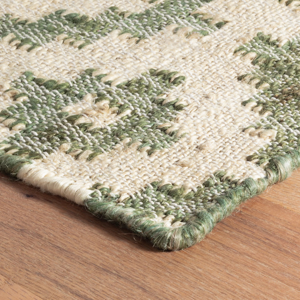 Hilda Handwoven Jute Rug | Evergreen