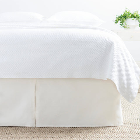 Lush Linen Bed Skirt | Ivory