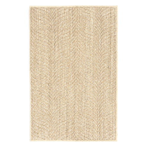 Wave Woven Sisal Custom Rug | Sand