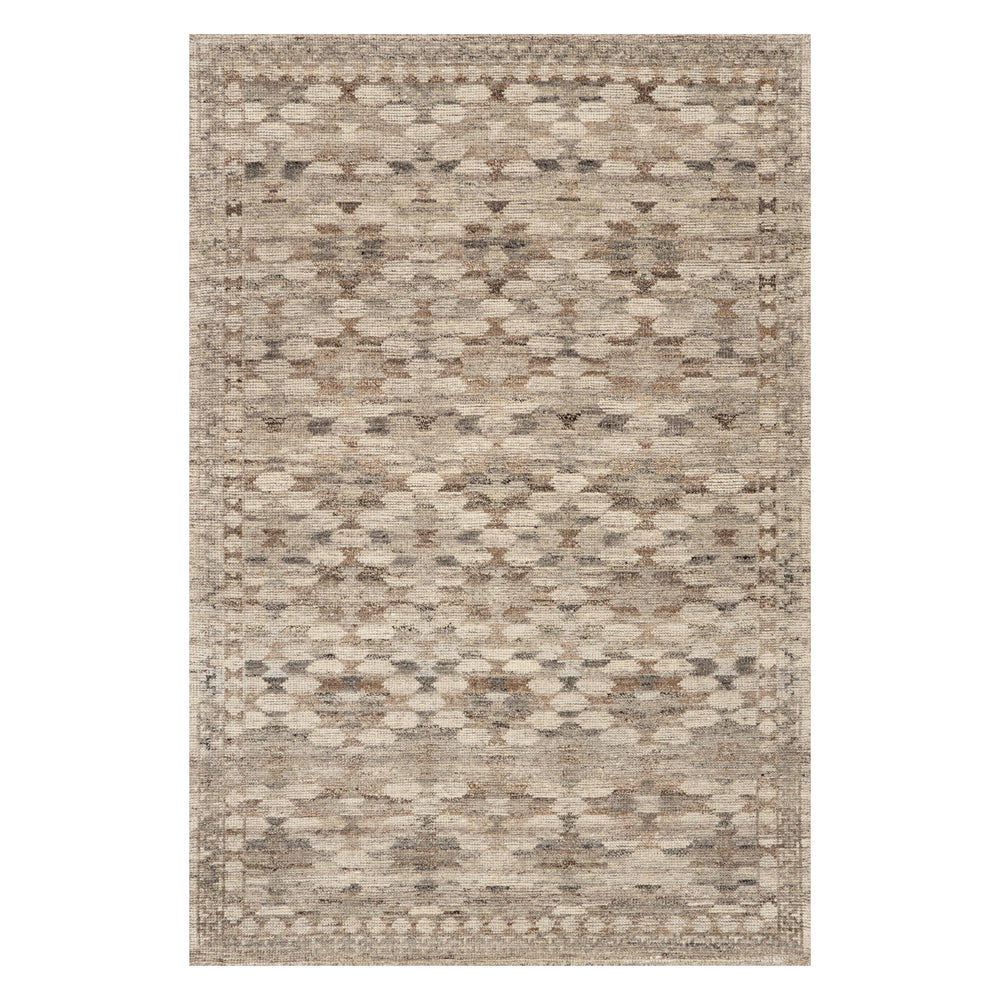 Zaha Traditional Vintage Rug | Grey
