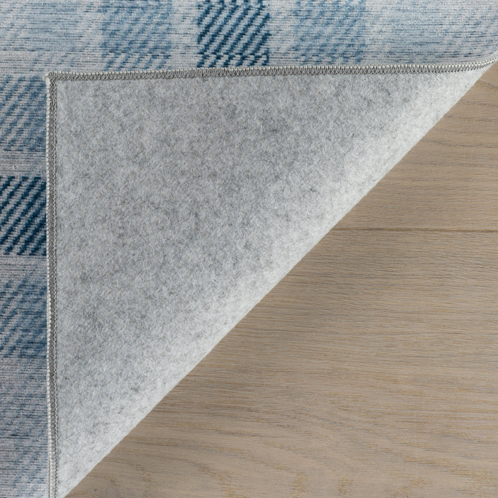 Ombre Machine Washable Rug | Blue