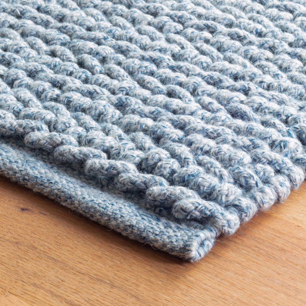 Veranda Handwoven Performance Rug | Denim