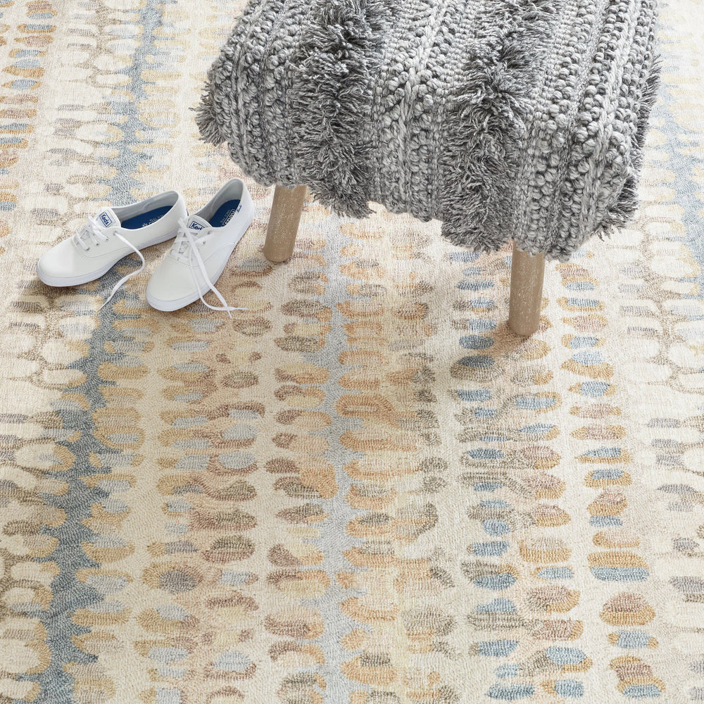 Paint Chip Machine Washable Rug | Natural
