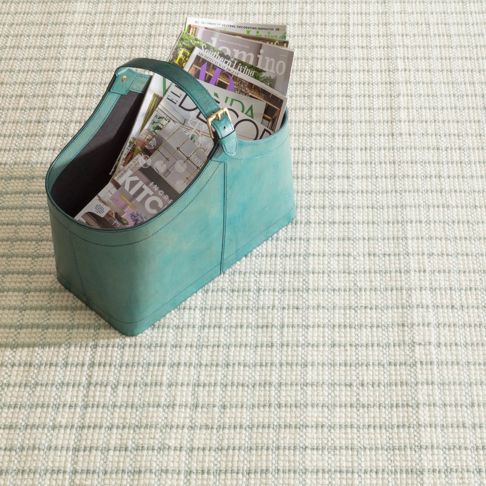 Lawrence Woven Wool Custom Rug | Seaglass
