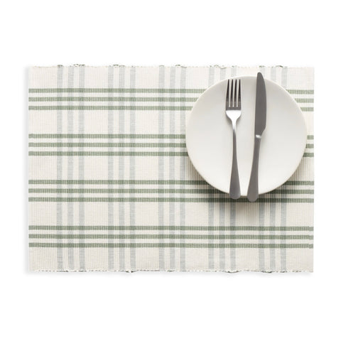 Beaumont Plaid Placemat Set of 4 | Sage
