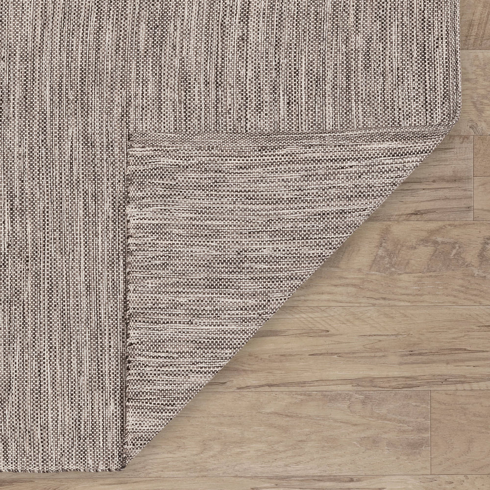 Mixed Stripe Handwoven Rug | Black/Ivory