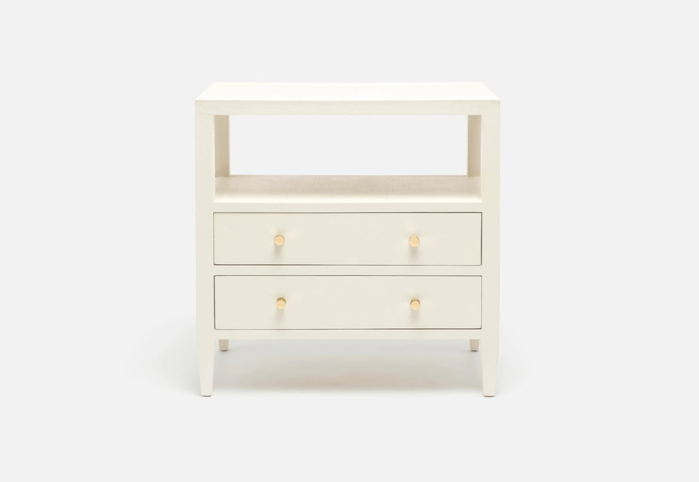 Jarin Double Nightstand | White