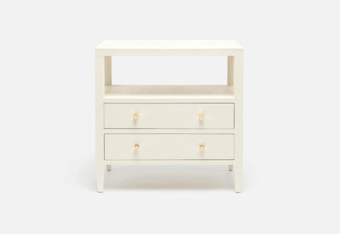 Jarin Double Nightstand | White