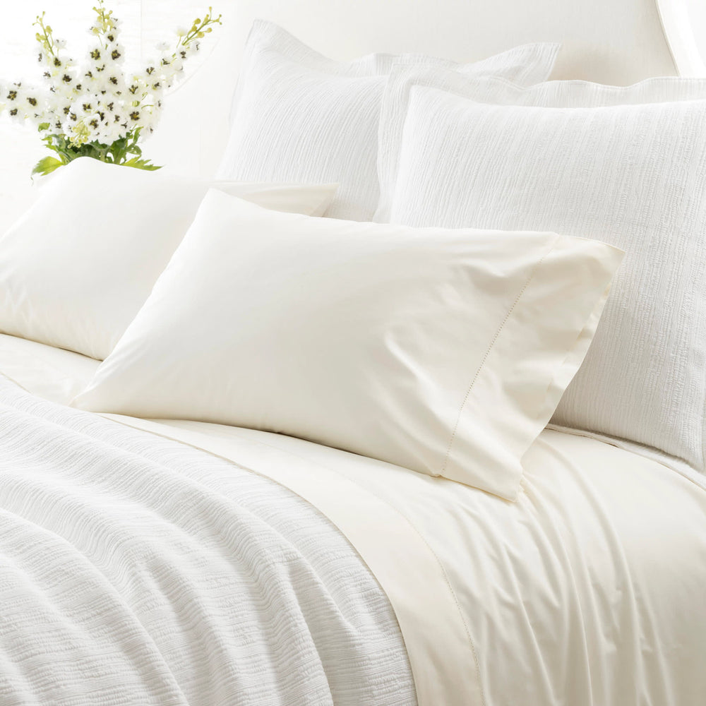 Classic Hemstitch Pillowcases (Pair) | Ivory
