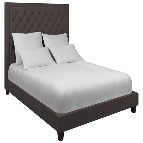 Stonington Tufted Bed | Estate Linen Shale