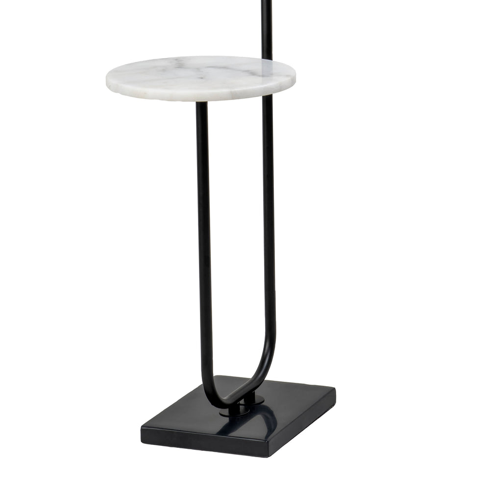 60-inch Iron Modern Shelf Floor Lamp | Black